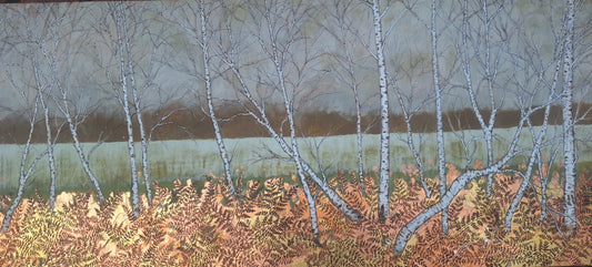 Winter landscape Bracken and Birch's