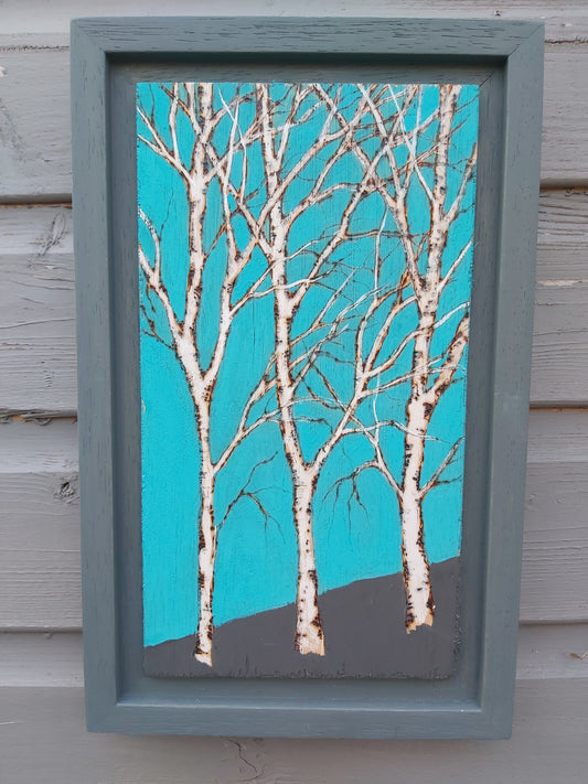 Bright blue Birch