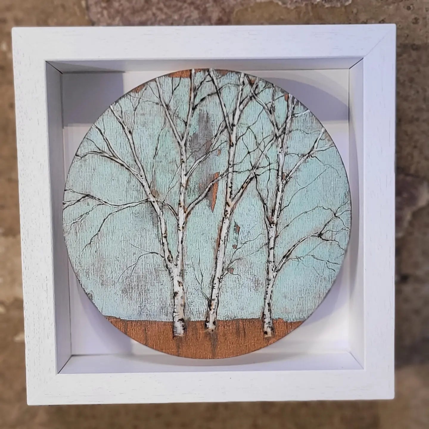 Round Birch Art